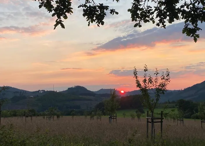 Tatil Evi Blaue Haus Am Rothaarsteig Kirchhundem